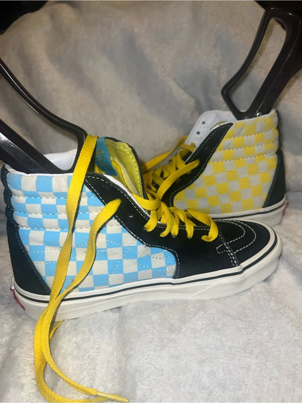 Vans X simpsons collab high top shoes men size 4 woman size 5.5